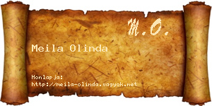 Meila Olinda névjegykártya
